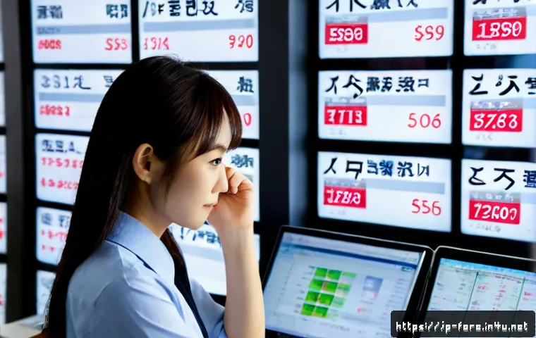 외환관리사와 외환 시장 변화 연구 자료 - Photorealistic Japanese foreign exchange analyst in a modern Tokyo office, studying currency market ...